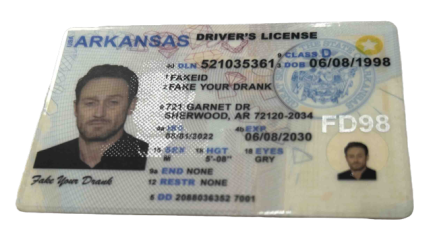 New Arkansas Fake ID - Duplicates Included