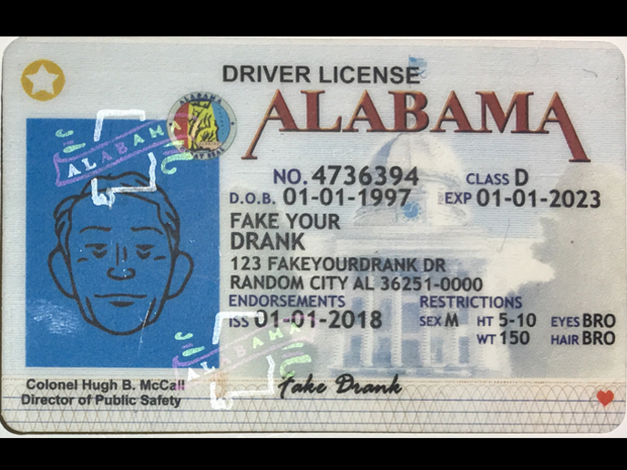 Alabama FAKE ID,Alabama